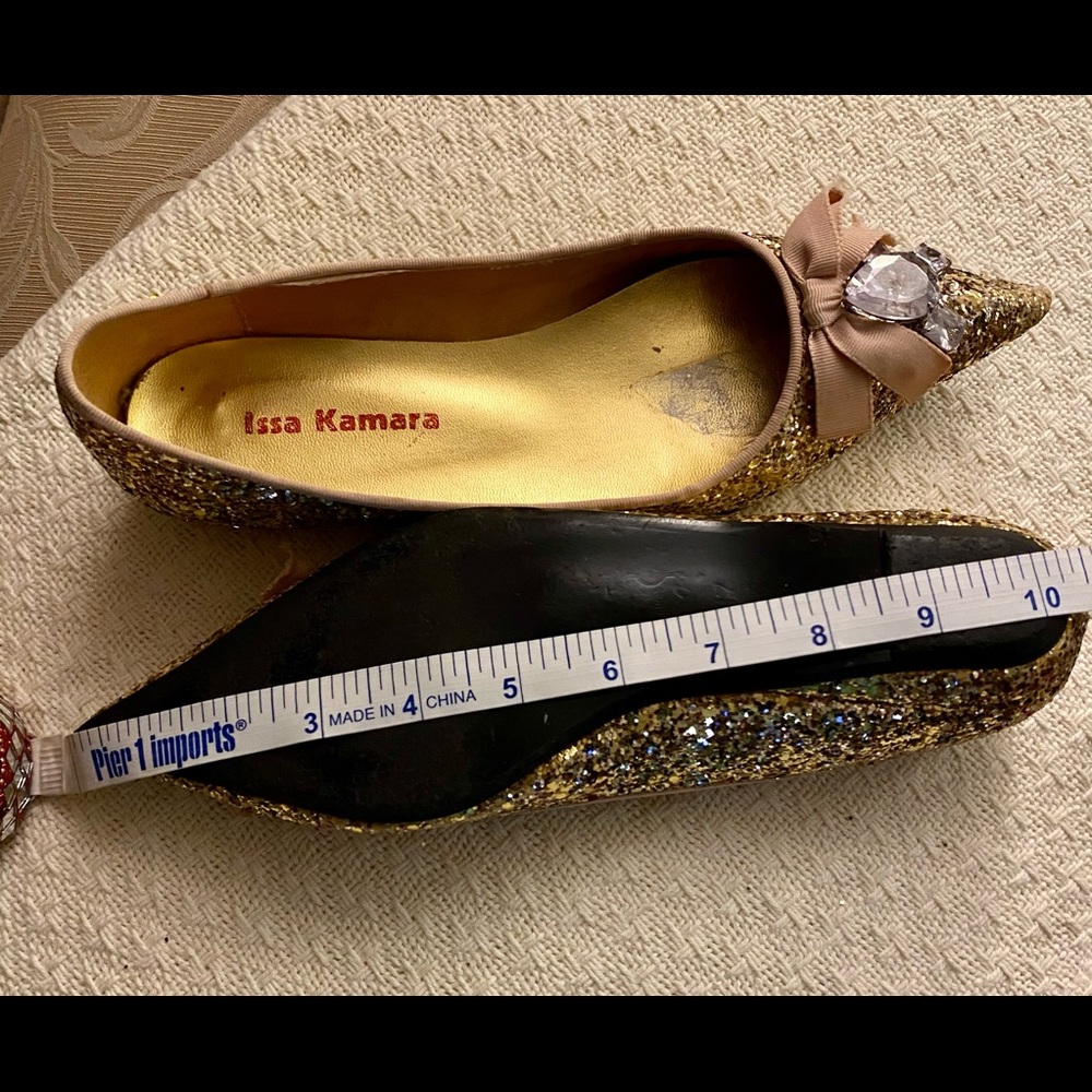 🌸 DONATED/ DONATED GLITTER FLAT SHOES - Picture 7 of 8